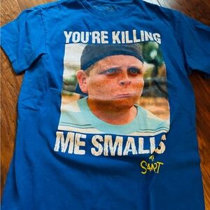 Kids Blue Graphic T-Shirt with Movie Quote